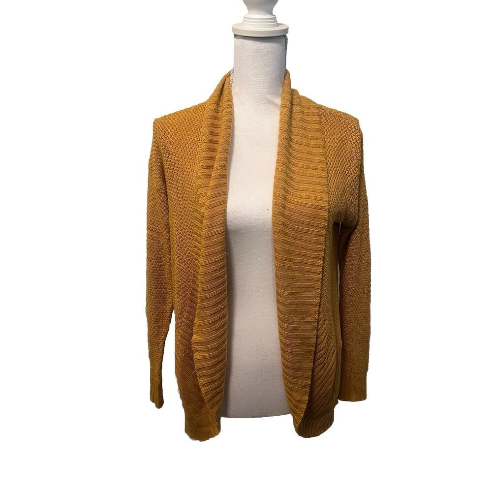 Pink Clover Yellow Long Sleeve Cardigan Sz XS